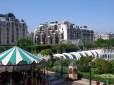  manège et immeubles, quartier du Forum des Halles (1e)